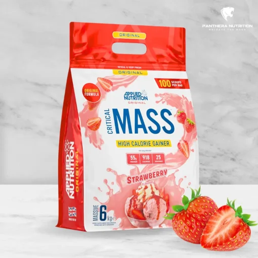 Applied Nutrition, Critical Mass Original, Strawberry, 6000g-m
