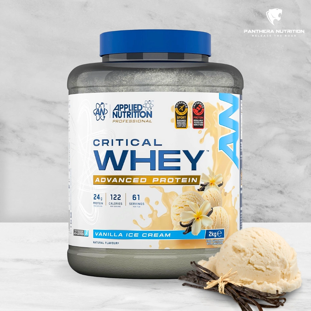 Applied Nutrition, Critical Whey, Vanilla Ice Cream, 2000g