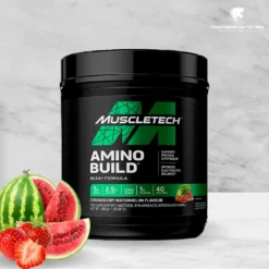 Muscletech, Amino Build, Strawberry Watermelon, 400g-m