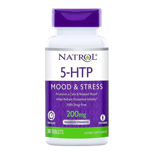 Natrol, 5-HTP Time Release, 200mg, 30 tablet