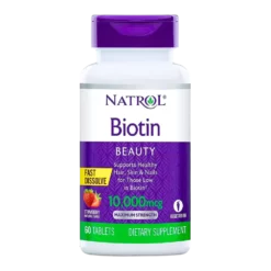 Natrol, Biotin Fast Dissolve, 10 000mcg, 60 tablet