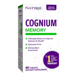 Natrol, Cognium Memory, For Sharped Mind, 100mg, 60 tablet