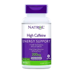 Natrol, High Caffeine, 200mg, 100 tablet