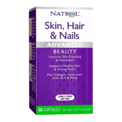 Natrol, Skin, Hair, Nails, 60 kapsul