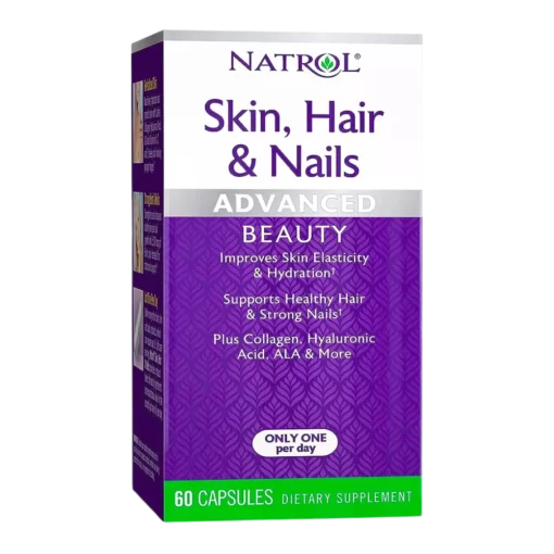 Natrol, Skin, Hair, Nails, 60 kapsul