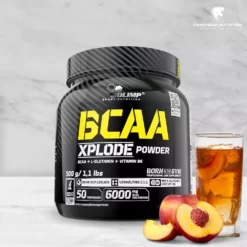 Olimp BCAA Xplode, Ice Tea Peach - 500g-m