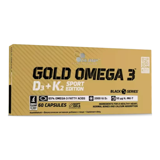 Olimp, Gold Omega 3 D3+K2, 60 kapsul