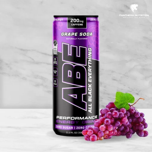 Applied Nutrition, ABE energijska pijača, American Grape Soda, 330ml-ma
