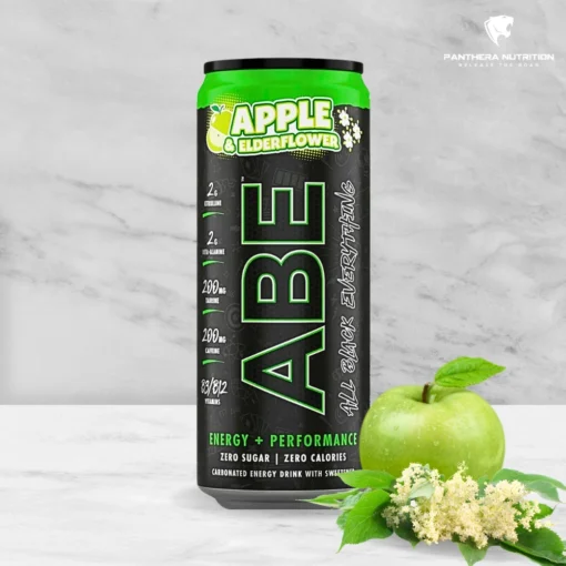 Applied Nutrition, ABE energijska pijača, Apple & Elderflower, 330ml-ma
