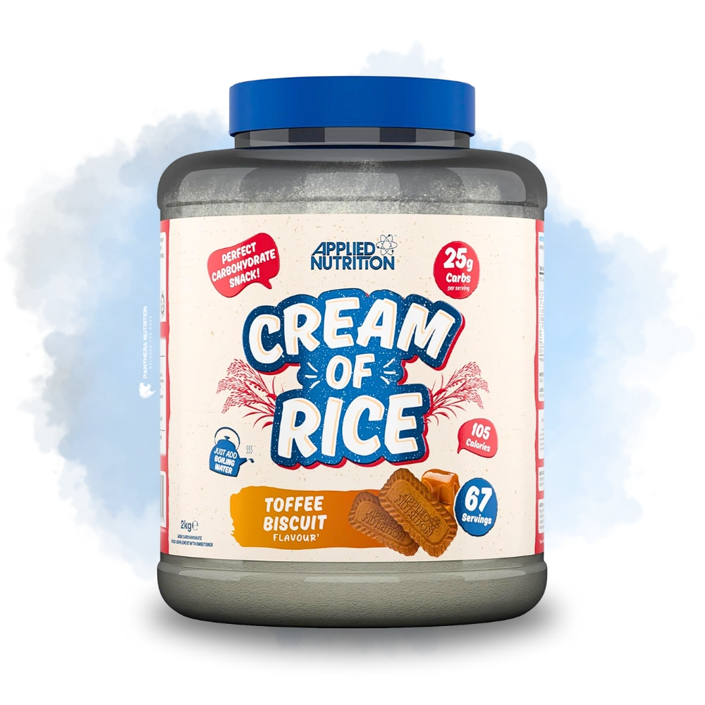 Applied Nutrition, Cream of Rice, Toffee Biscuit