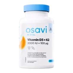 Osavi, Vitamin D3 + K2, 2000 IE, 120 softgelov-1