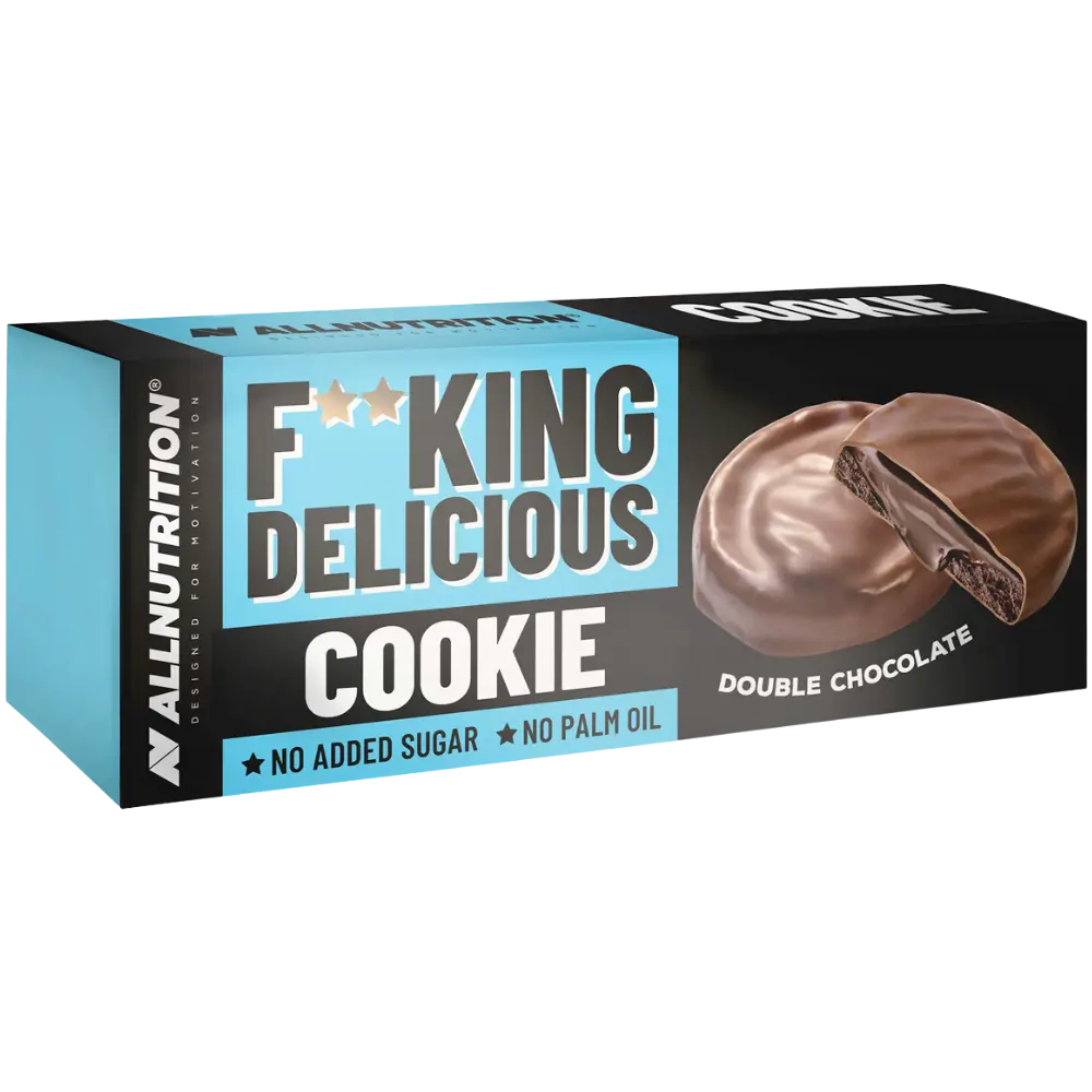 Allnutrition, Fitking Delicious Cookie, Double Chocolate, 128g