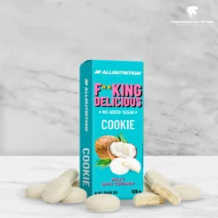 Allnutrition, Fitking Delicious Cookie, Milky with Coconut, 128g