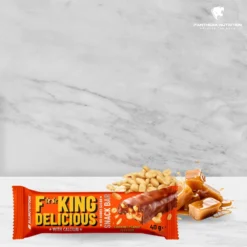 Allnutrition, Fitking Delicious Snack Bar, Caramel Peanut, 40g