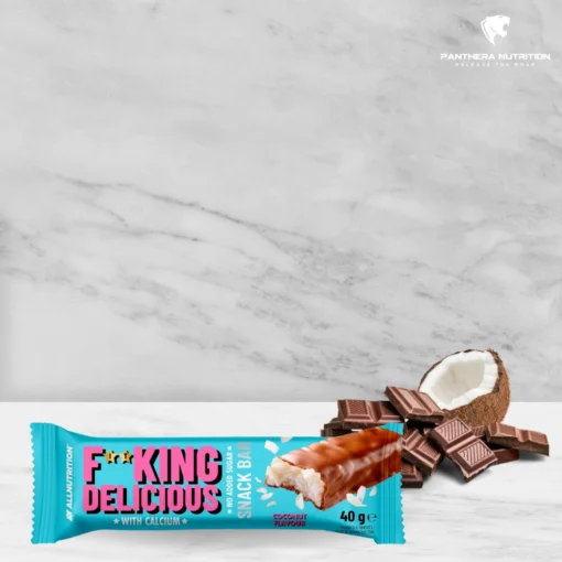 Allnutrition, Fitking Delicious Snack Bar, Coconut, 40g-ma