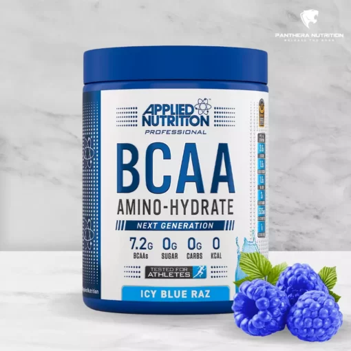 Applied Nutrition, BCAA Amino Hydrate, Icy Blue Raz, 450g-m