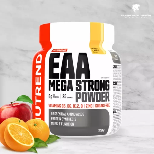 Nutrend, EAA Mega Strong Powder, Orange Apple, 300g-m