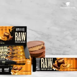 Warrior, Raw Protein Flapjack, Chocolate Peanut Butter, 75g-m