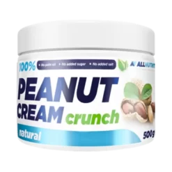 Allnutrition, Peanut Cream, Crunchy, 500g