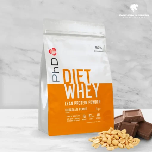 PhD Nutrition, Diet Whey, Chocolate Peanut, 1kg-m