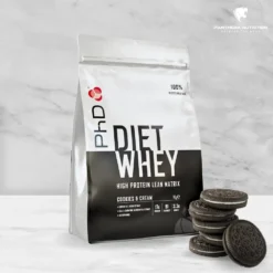 PhD Nutrition, Diet Whey, Cookies & Cream, 1kg-m