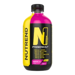 Nutrend, N1 Pre workout Drink, Tropical Fruits, 330ml