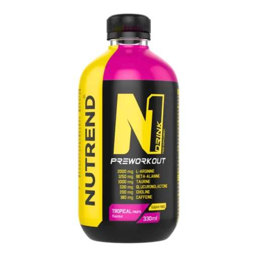 Nutrend, N1 Pre workout Drink, Tropical Fruits, 330ml
