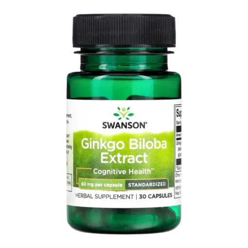 Swanson, Ginkgo Biloba, 30 kapsul