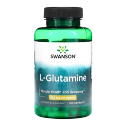 Swanson, L-glutamin, 100 kapsul