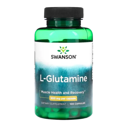 Swanson, L-glutamin, 100 kapsul