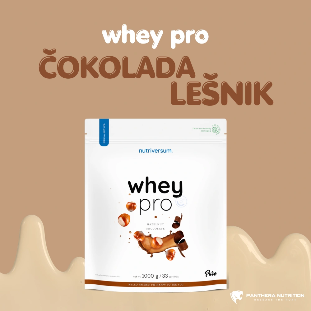 Nutriversum, Whey Pro beljakovine, Chocolate Hazelnut-1