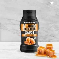 Allnutrition, Fitking Delicious Sauce, Salted Caramel, 500g-m