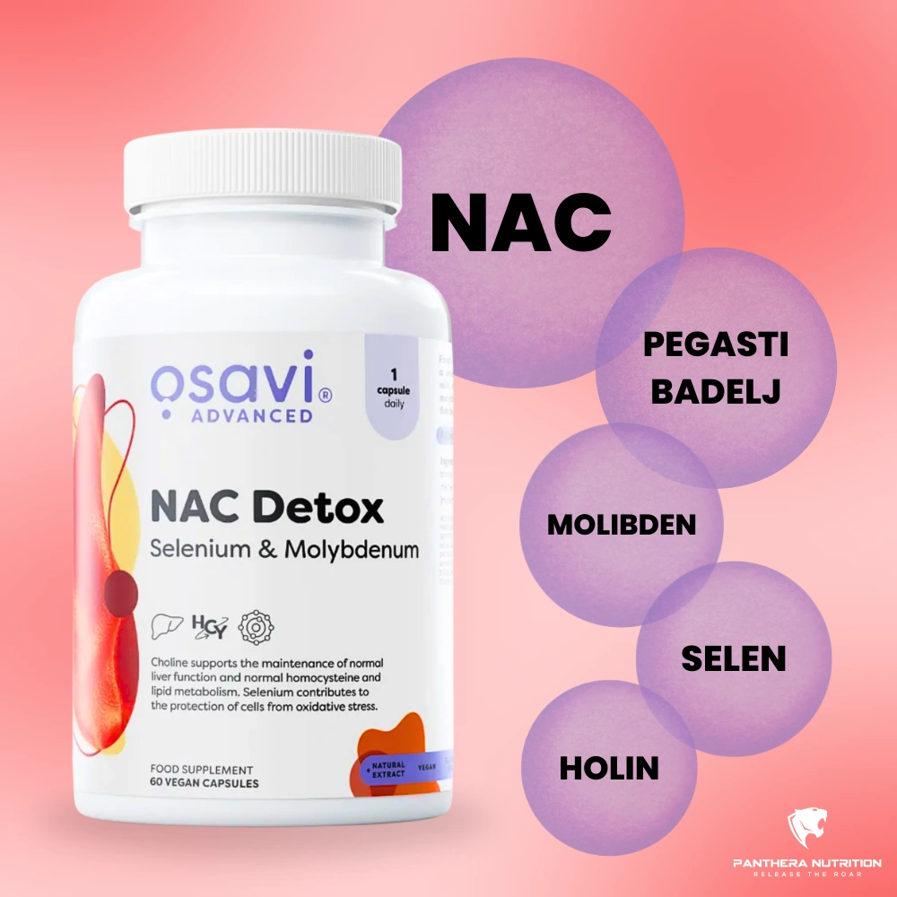Osavi, NAC Detox, 60 kapsul