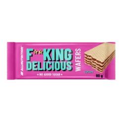 Allnutrition, Fitking Delicious Wafer, Cocoa, 80g
