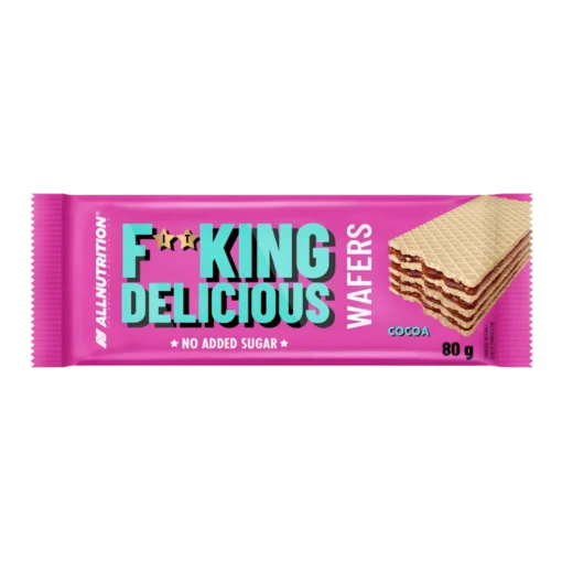 Allnutrition, Fitking Delicious Wafer, Cocoa, 80g