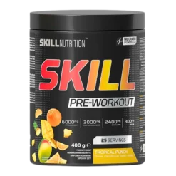 Skill Nutrition, Skill pre-workout, Tropical Punch, 400g