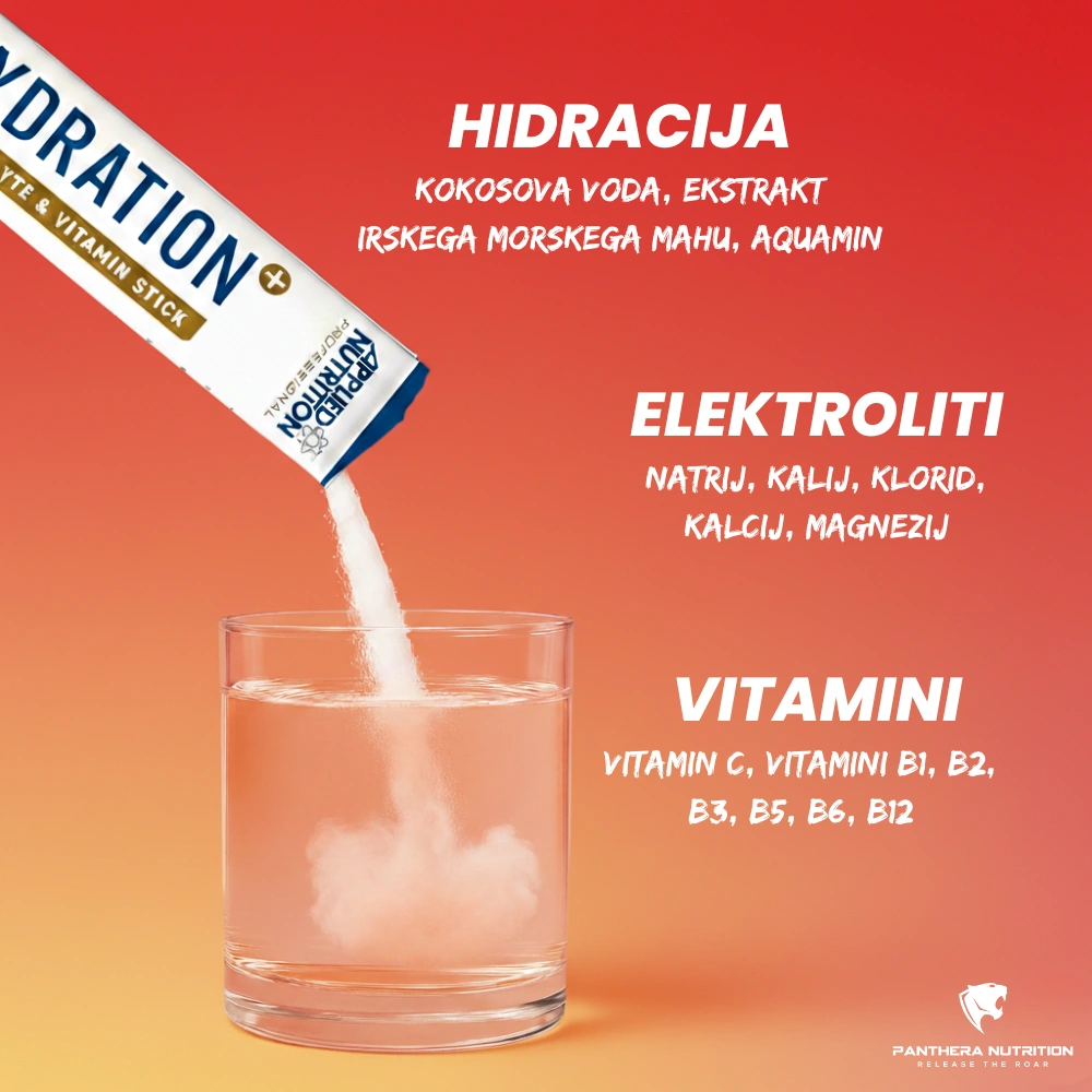 Applied Nutrition, Hydration+ Electrolyte & Vitamin Sticks