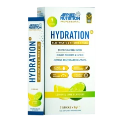 Applied Nutrition, Hydration+ Electrolyte & Vitamin Sticks, Lemon&Lime, 7x8g