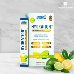 Applied Nutrition, Hydration+ Electrolyte & Vitamin Sticks, Lemon&Lime, 7x8g